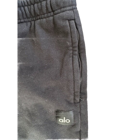 Alo Yoga Black Straight Leg Sweatpants Trousers Bottoms Pants Read - Picture 2 of 4